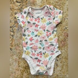 Like New Garanimals Flowers/Bees Onesie 0-3 Months